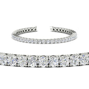 Real-Diamond-Tennis-Bracelet-9-Carat-In-White-Gold-FDBRC8635ROANGLE2-9.00-CT-NL-WG